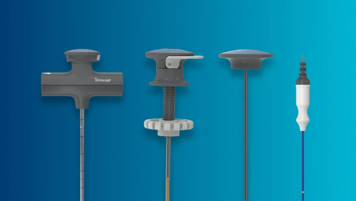 Boston Scientific Intracept access instruments (introducer, cannula, stylet, and RF probe).